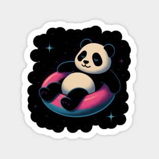 Cosmic Chill Panda Sticker
